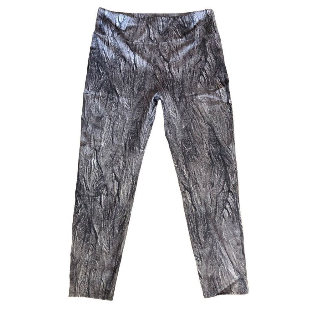 Soulgani Active Leggings Womens XL California LoveSoul Brown Batik Hunt Camo